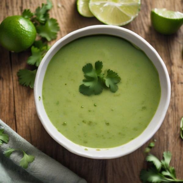 Frische Koriander-Limetten-Sauce
