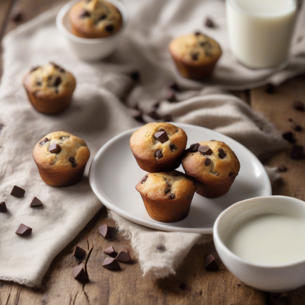 Mini Schoko-Chip Muffins für die Lunchbox
